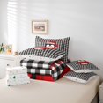 thumbnail image 6 of Manfei Winter Holiday 7-Piece King Bedding,Farmhouse Rustic Christmas King Bed in a Bag,Xmas Reversible, 6 of 7