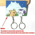 thumbnail image 2 of Couple Key Holder House Wall Shared Keychain Hanger Door Prevent Loss Key Pendant Lover Key Ring Hook Home Decor For Girl Gift, 2 of 5