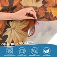thumbnail image 4 of Yayeee Kitchen Valance Rod Pocket 54" x 18" Living Room Window Curtain, Fall Pattern, 4 of 6