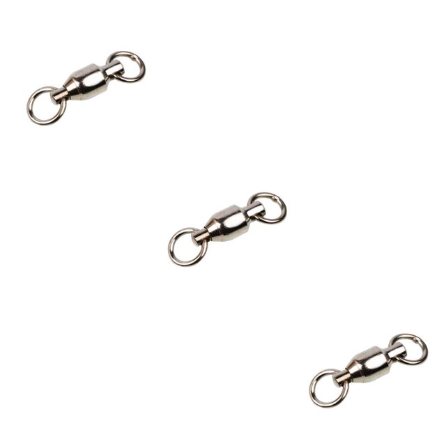 Greeniant 30 piezas de conectores giratorios de pesca de cobre, rodamiento de bolas reutilizable portátil, herramientas de captura de peces para Type1 NO1