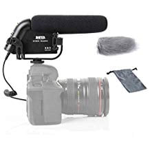 Boya BY VM190 Professional Directional Video Condenser Shotgun Microphone for Canon Sony Pentax DSLR Camera