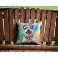 thumbnail image 4 of Westie Coussin Décoratif Hippie Dawg, 4 of 6