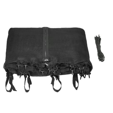 Machrus Upper Bounce Trampoline Net - Trampoline Safety Net Fits 13 x 13 ft Square Trampolines using 4 Arches - Breathable UV and Weather-Resistant Trampoline Net Replacement with Top Sleeves