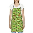thumbnail image 3 of Disketp Cute Green Frog Kitchen Apron with adjustable Aprons for Women with Pockets Cooking Powder Pink Apron, 3 of 7