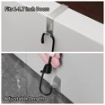 thumbnail image 3 of Tignapoo Portable Clothesline with Anti-Slip Buckles - 1.8m Black Rope with Cap Clips for Travel & Camping, 3 of 6