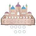 thumbnail image 1 of Bandeja de postres para fiestas EID: diseño de castillo, resistente a la deformación y apta para alimentos, 1 of 10
