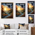thumbnail image 4 of Designart "Dawn'S Light In The Storm III" Storms Floater Framed Canvas Prints, 4 of 5