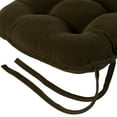 thumbnail image 5 of Greendale Home Fashions Indoor Reversible Corduroy Chair Pad (2-Pack), Sage, 5 of 6