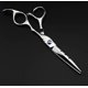 thumbnail image 5 of Juego de tijeras profesionales de corte de cabello de 6 pulgadas con afiladas hojas de titanio y tijeras de entresacar para barbero., 5 of 5