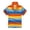 Orange, variant on MUXiin Kids Polo Shirts Boys 5t Stretch Vintage Striped Short Sleeve Fitted Collared Golf Shirt Quick Dry Back To School Shirt T-Shirt Boys & Girls Shirts