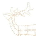 thumbnail image 3 of Indoor/Outdoor Light-Up Standing Buck Christmas Decoration with 70 LED Lights, Warm White, 30", by Holiday Time, 3 of 6