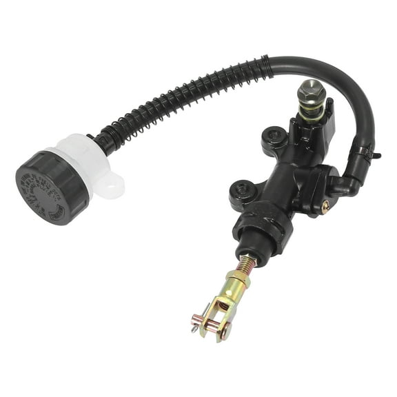 Rear Brake Master Cylinder Pump with Reservoir for Suzuki GSXR750 1986-1992 Black