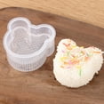 thumbnail image 7 of Limei 1 Pack Sushi Making Kit，Sushi Mold Diy Sushi Triangle Round Heart Making Kit Sushi Cooking Tools For Kids Kitchen Tools Little Bear Piggy Sushi Model, 7 of 7
