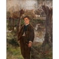 thumbnail image 2 of Anna Nordgren 20x24 Gold Ornate Framed and Double Matted Museum Art Print Titled - Portrait of a Boz, 2 of 4