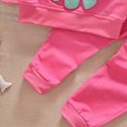 thumbnail image 7 of HCNTES Baby Girl Winter Clothes Autumn Winter Kids Clothes Girls Print Pullover Long Sleeve Tops+Petal Pants Set Sport Suit, 7 of 7