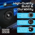 thumbnail image 3 of Hifonics ELITE 8” 2 Ohm Car Subwoofer Dual Voice Coil Car Audio Speaker, 1200 Watts, Black, 3 of 9