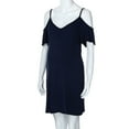 thumbnail image 4 of Vedolay Maternity Dress Casual Women's Maternity Dress Off Shoulder Casual Maxi Dress,Navy XL, 4 of 5