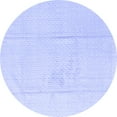 thumbnail image 1 of Ahgly Company Indoor Round Abstract Blue Modern Area Rugs, 3' Round, 1 of 4