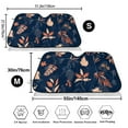 thumbnail image 3 of Balery Autumn Leaves With Blue Print Car Windshield Sun Shade,Windshield Sunshade for Car Pickup Truck SUV Accessories-Medium, 3 of 7