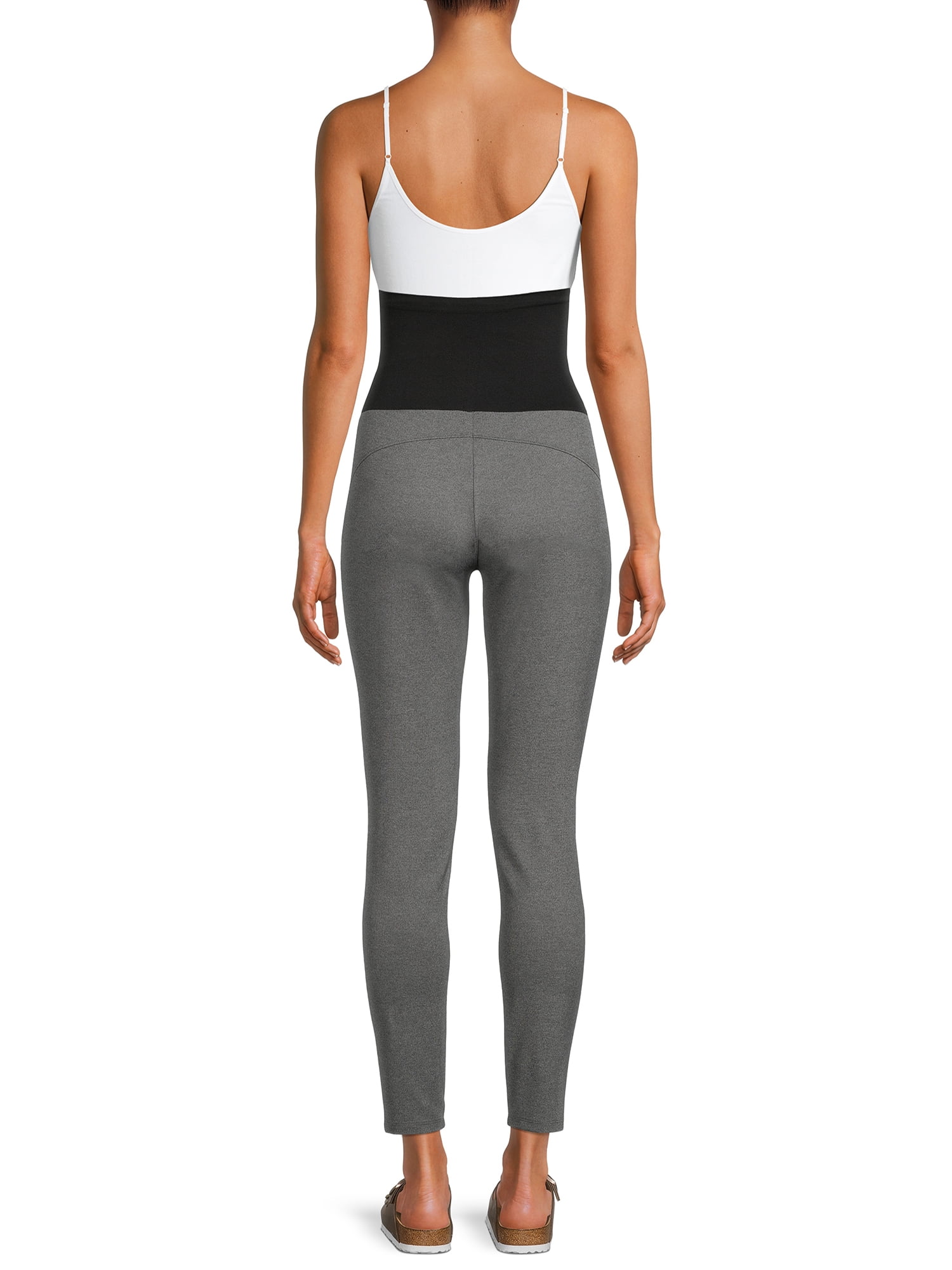 Time and Tru Maternity Ponte Knit Leggings with Full Panel