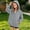 Gray, variant on Girls Solid Hoodies Long Sleeve Snap Button Jackets Fashion Casual Versatile Hooded Sweatshirt with Pockets Purple 5-6 Years