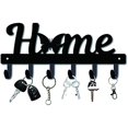 thumbnail image 1 of CHOK Hook Hanger Wall Key Holder Metal Decorative Mounted Coat Hanger with Key Shape Design Organizer Rack with 6 Hooks for Wall Bathroom Kitchen Entryway, 1 of 9