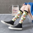 thumbnail image 3 of Lsque Gnome and Surfing Printed Crew Socks Men's Women's LightWeight Thin Casual Calf Socks ,Knee High Socks,Cotton Socks, 3 of 9