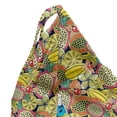 thumbnail image 5 of Furits Lounger Chair Bag, Tropical Exotic Plants Doodle Style in Vibrant Tones Aloha Island Hawaiian Healthy, High Capacity Storage with Handle Container, Lounger Size, Multicolor, by Ambesonne, 5 of 5