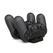 PS4 Controller Charger Dock Station with Charging Cable, Charging PS4 Controller Charger Station Compatible with Playstation 4 Remote