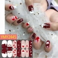 thumbnail image 4 of Manicure Christmas Ultra-thin Strap Adhesive Nail Sticker, 4 of 5