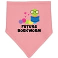 thumbnail image 2 of Inktastic Future Bookworm Baby Bandana Bib, 2 of 4