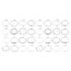 thumbnail image 4 of Minnieouse Pulseras de tobillo Cadenas de pie Joyas para el cuerpo Tobilleras de mujer para decoración de vestidos Type3 NO3 Minnieouse CBP220249, 4 of 6