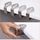 thumbnail image 3 of 8 Piezas Clips para Mantel de Acero Inoxidable Forma de Hoja YONGSHENG Plata, 3 of 5