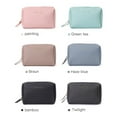 thumbnail image 3 of Large Capacity Leather Makeup Bag, Portable Travel Cosmetic Organizer, Multifunctional Toiletry Bag for Women and Girls, Waterproof PU Leather, Multi-Pocket Storage, Travel Friendl Makeup Organizers, 3 of 6