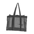 thumbnail image 2 of Bolsa de ducha de malla, organizador de baño, 14,57 x 11,81 x 6,69 pulgadas, portátil, para colgar artículos de tocador, para playa, mujeres, hombres, Negro, 2 of 8