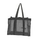 thumbnail image 2 of Bolsa de ducha de malla, organizador de baño, 14,57 x 11,81 x 6,69 pulgadas, portátil, para colgar artículos de tocador, para playa, mujeres, hombres, Negro, 2 of 8