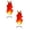 Red 2Pack, variant on 2Pcs Halloween Floating Fireball, Illuminated Floating Fireball Props 2.0, The Fireball Props Desktop Ornament
