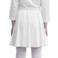 thumbnail image 2 of Aislor Kids Girls Tennis Golf High Waisted Pleated A-Line Skater Skirts Sport Dress with Shorts A White 8-9, 2 of 7