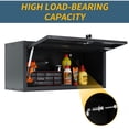 thumbnail image 2 of IKIMI 6-Piece Heavy Duty Garage Cabinet System with Workbench, Lockable Steel Storage Cabinets, Modular Tool Storage Organizer for Garage & Workshop , Black, 2 of 13