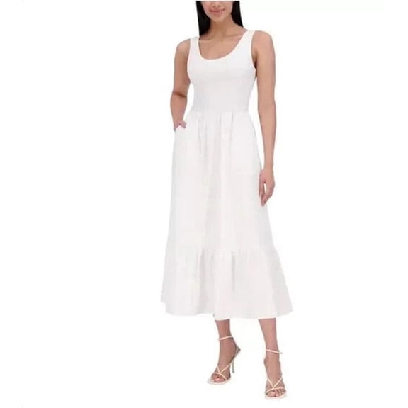 Steve Madden Women's L Ladies' Maxi Dress White, Size M