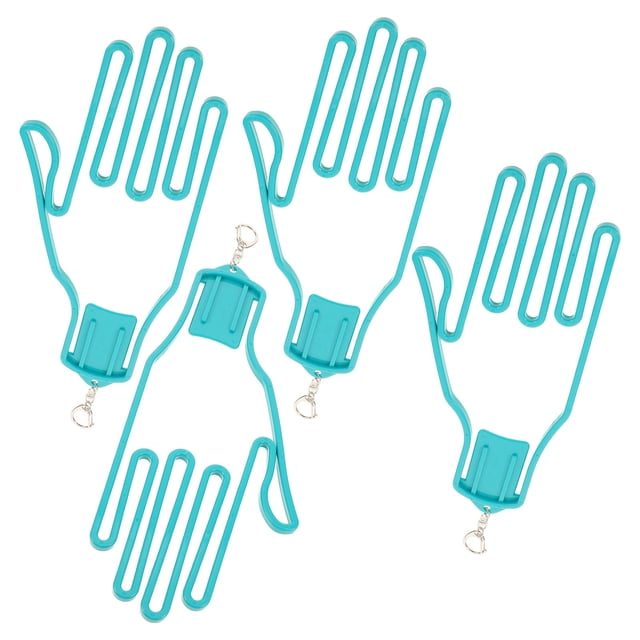 BRIGHTFUFU 4Pcs Golf Gloves Stretcher Holder ABS Green for Easy Installation and Support