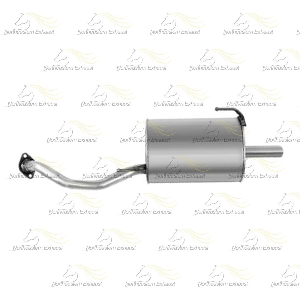 Northeastern Exhaust Resonator Pipe Muffler Kit Fits 2014-2018 Nissan Versa Note 1.6L - Direct Fit | Stainless Steel Complete System