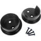 thumbnail image 2 of Juego de enchufes para postes Stone Harbor Hardware, negro mate, 2 agujeros, 2 of 4