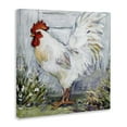 thumbnail image 3 of Stupell Industries White Rooster in Flower Garden Animals Painting Wrapped Canvas Canvas Art Print Wall Art, 30 x 30, 3 of 7