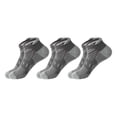thumbnail image 2 of Men's Colorful Short Basketball Socks 3 Pack Lightweight Cushioned Sport Ankle Socks, 2 of 4