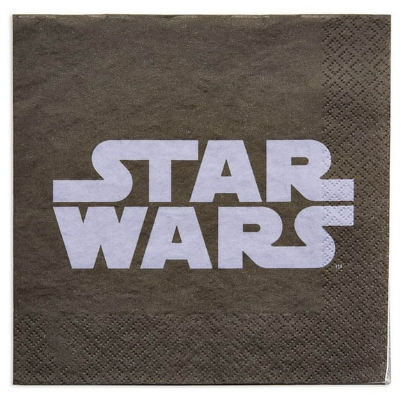 Star Wars Black Classic 16 Count Lunch Napkins