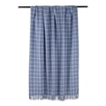 thumbnail image 2 of DII Cotton Checked Plaid Throw Blanket, 50x60-inch, Stonewash Blue, 2 of 4