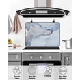 thumbnail image 5 of nqOlkjepod Large Induction Cooktop Protector Mat 28.5"x20.5", Marble Blue Stove Top Covers for Electric Stove, Modern Abstract Ink Painting Luxury Stove Burner Cover Mats, Glass Top Stove Cover, 5 of 8