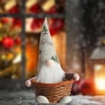thumbnail image 4 of nvzhuang Christmas Gnome Plush Toys with Candy Basket Beard Pointed Hat Adorable Dwarf Doll for Party Home Office, 4 of 8