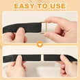thumbnail image 4 of 8pcs Metal Flat Rectangle Ring, 39mm(1-1/2inch) Metal Rectangular Buckle Rings Square Strap Webbing Loop for Bag Belt Purse DIY Craft, Gun Black, 4 of 7